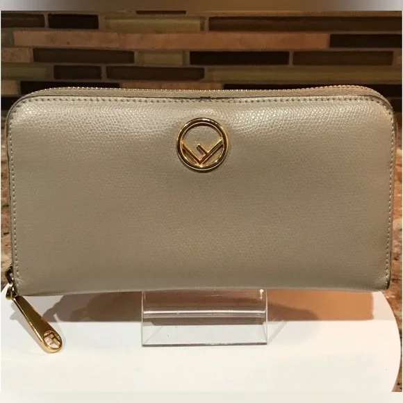 Fendi Wallet with Gold Accents - Picture 1 of 4